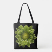 Blumen | Grünes Chrysanthemum Tasche (Rückseite)