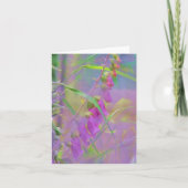Blumen Grußkarte Karte (Vorderseite)