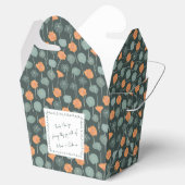 Blumen-Gunstbox mit handgeschriebener Notiz Geschenkschachtel (Geöffnet)