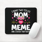 Blumen haben zwei Titel Mama & Meme Muttertag Mousepad (Mit Mouse)