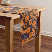 Blumen-Halloween Kurzer Tischläufer (Beispiel)