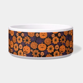 Blumen-Halloween Napf