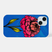 Blumen-Handyhülle iPhone 15 Hülle (Rückseite (Horizontal))