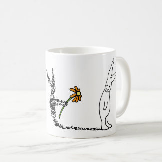 Blumen-Häschen Kaffeetasse