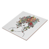 Blumen Head Tile Jasmine Fliese (Seite)
