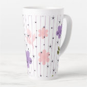 Blumen-Himmel-Sterne-Latte-Mug Milchtasse (Rechte Ecke)