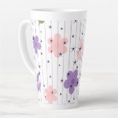 Blumen-Himmel-Sterne-Latte-Mug Milchtasse (Linke Ecke)