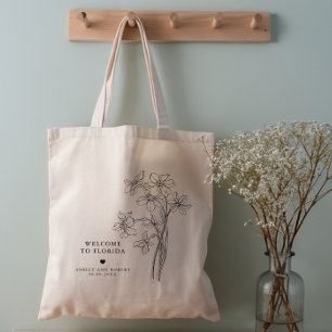 Blumen-Hochzeit-Willkommens-Tasche, Destination-Tr Tragetasche