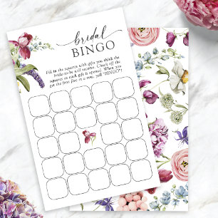 Blumen Hochzeits-Bingo-Spiel