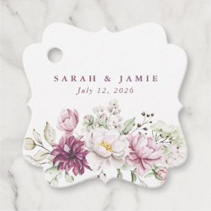 Blumen-Hochzeitskreis-Geschenkanhänger Geschenkanhänger