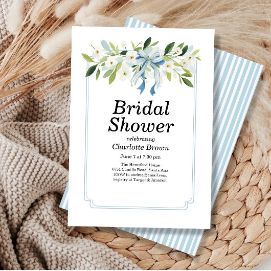 Blumen Hochzeitsshower-Einladung Einladung