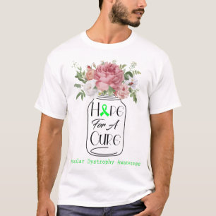 Blumen Hoffnung auf Heilung Muskeldystrophie-Bewus T-Shirt