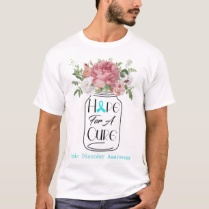 Blumen Hoffnung auf Heilung Panikstörungsbewusstse T-Shirt