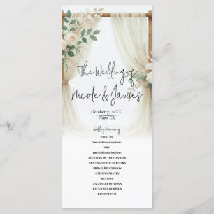 Blumen Holzarchitektur Grünzeug Rosen Hochzeitspro Programm
