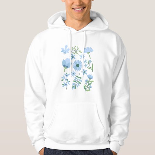 Blumen Hoodie (Vorderseite)