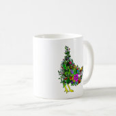 Blumen-Huhn-Kaffee-Tasse Kaffeetasse (VorderseiteRechts)