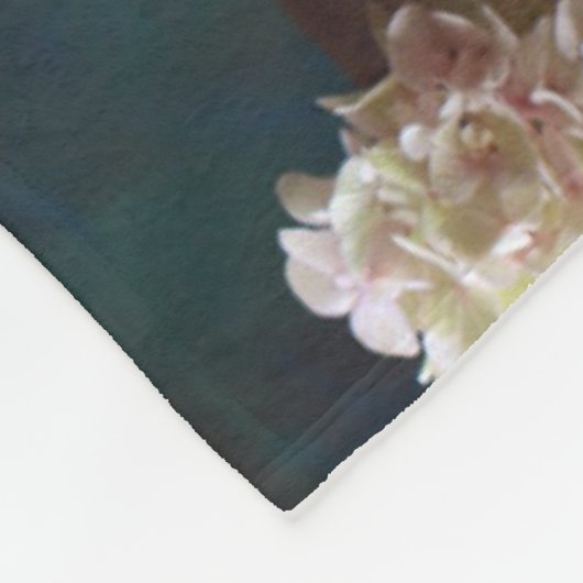 Blumen | Hydrangeas in Vase Fleecedecke (Ecke)