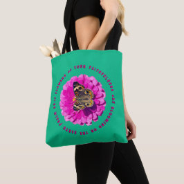 Blumen Ihrer Treue Psalmen Schmetterling Tasche
