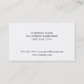 Blumen | Illustrativ Visitenkarte (Rückseite)