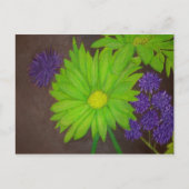 Blumen im Garten Postkarte (Vorderseite)