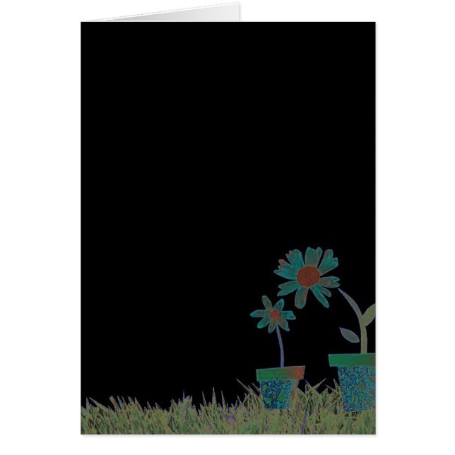Blumen im Schwarzen (Vorne)