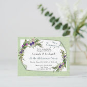 Blumen im Sommer Einladungspostkarte (Stehend Vorderseite)