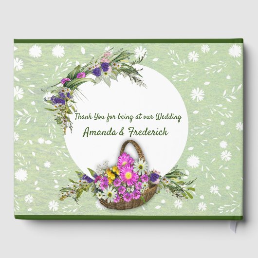 Blumen im Sommer Gästebuch (Rückseite)