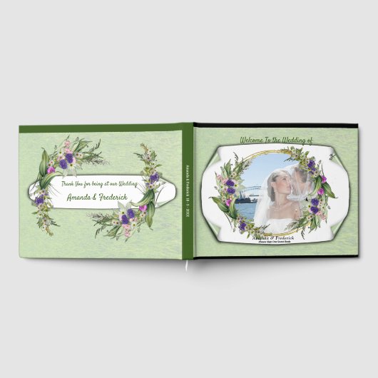 Blumen im Sommer Gästebuch (Voll)