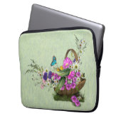 Blumen im Sommer Laptopschutzhülle (Vorderseite Links)