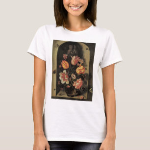Blumen im Vasen, Vintage Barock Blumenvase Stillle T-Shirt