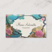 Blumen in den Watercolors - Geschäfts-Karten Visitenkarte (Vorderseite)
