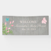 Blumen in der Blüte mit Banner (Horizontal)