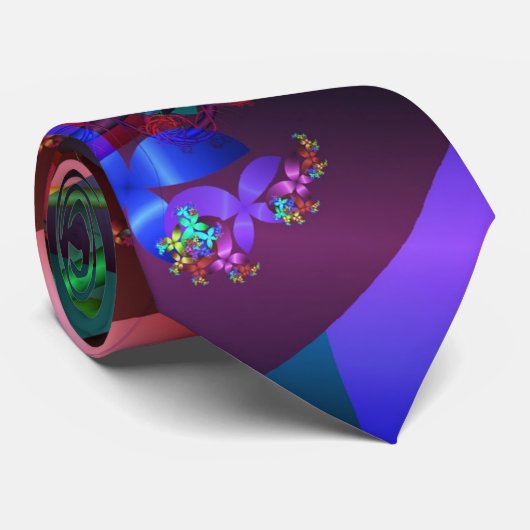 Blumen in der Krawatte (Gerollt)