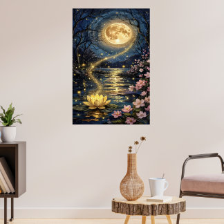 Blumen in der Natur Poster