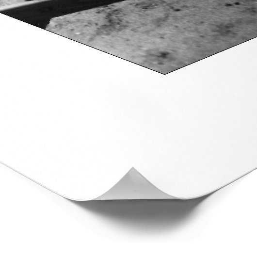 BLUMEN IN DER WINDKARTE POSTER (Ecke)