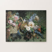 Blumen in einem Alabaster-Vase Puzzle (Horizontal)