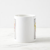 Blumen in einem chinesischen Glas Kaffeetasse (Mittel)