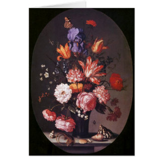 Blumen in einem Glasvase