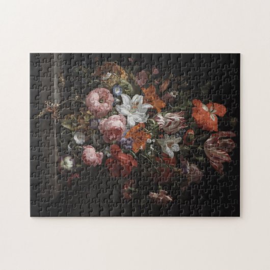 Blumen in einem Glasvase, 1704 Puzzle (Horizontal)