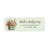 Blumen in einem Topf Gemütlich Shabby Cute - Adres (Vorne)