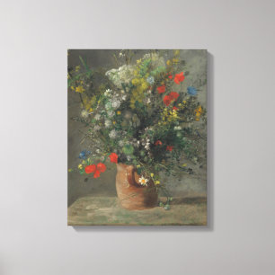 Blumen in einem Vase, c.1866 Leinwanddruck