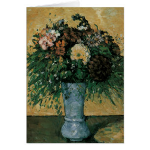 Blumen in einer blauen Vase von Paul Cezanne Vinta