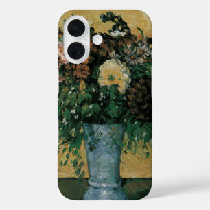 Blumen in einer blauen Vase von Paul Cezanne Vinta iPhone 16 Hülle