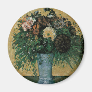 Blumen in einer blauen Vase von Paul Cezanne Vinta Magnet