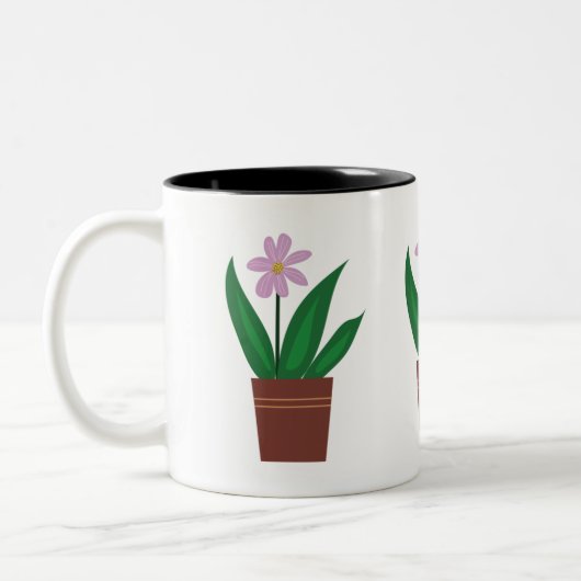 Blumen in einer Tasse (Links)