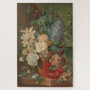 Blumen in einer Terrakotta-Vase niederländisches S Puzzle