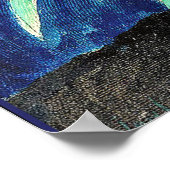 Blumen in Einer Vase, Gemälde von Alexi Jawlensky Poster (Ecke)