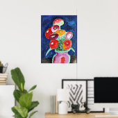 Blumen in Einer Vase, Gemälde von Alexi Jawlensky Poster (Heimbüro)
