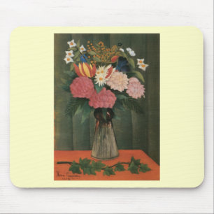 Blumen in einer Vase von Henri Rousseau (1909) Mousepad