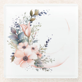 Blumen in Mondform: Untersetzer "Meine Küche"